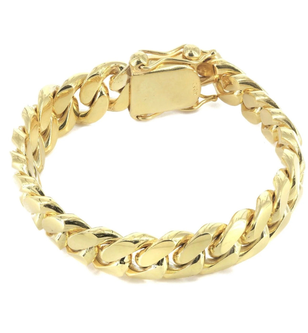 Classic Cuban Link Bracelet – 31g Gold Tone