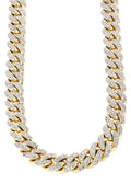 Iced Cuban Link Chain – Gold Tone