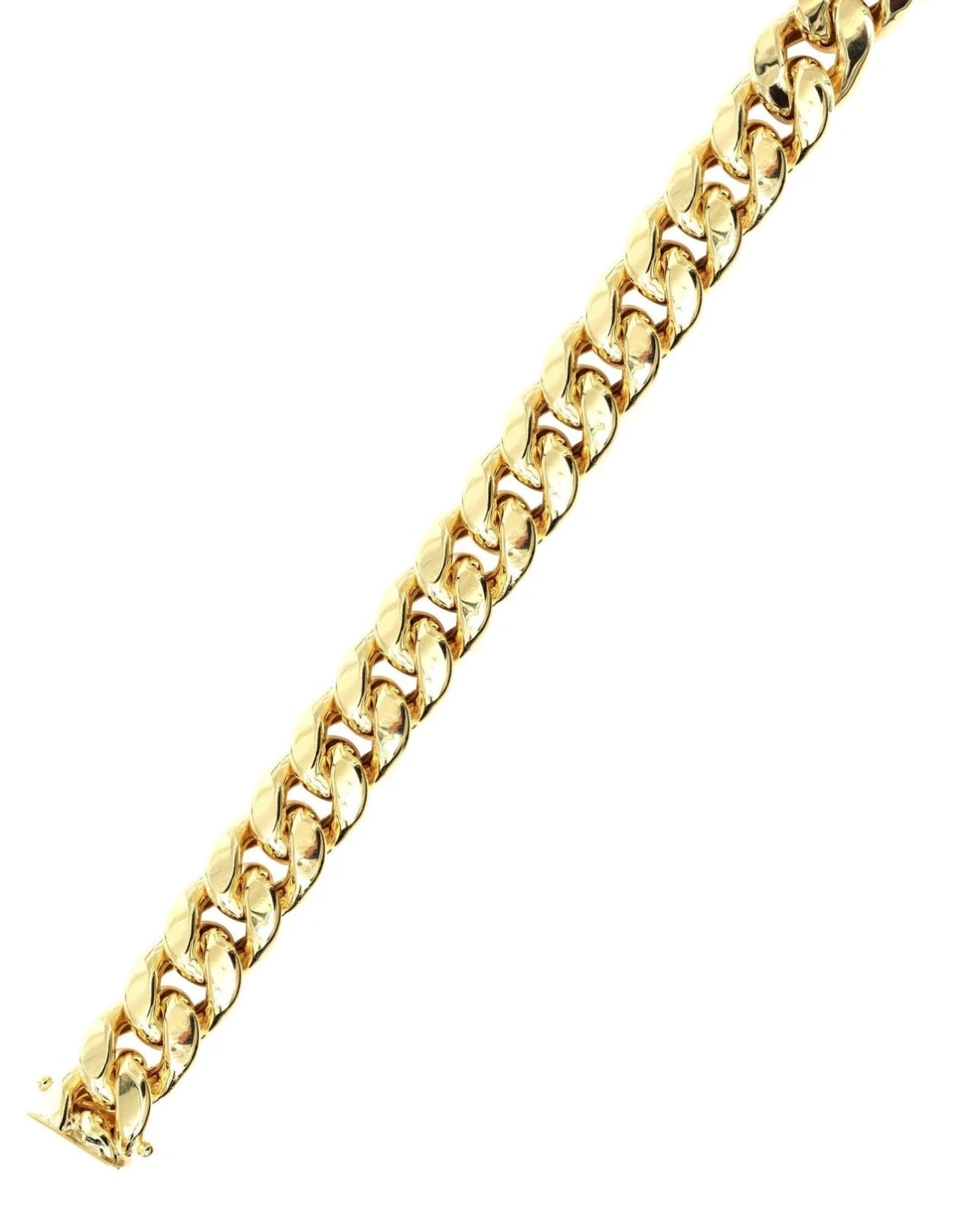 Classic Cuban Link Bracelet – 31g Gold Tone